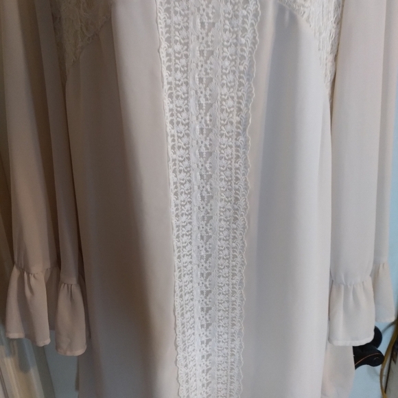 Flying Tomatoe Dress cream lace Applique Sz XL - Picture 3 of 10